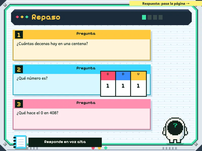 La respuesta, a la vuelta