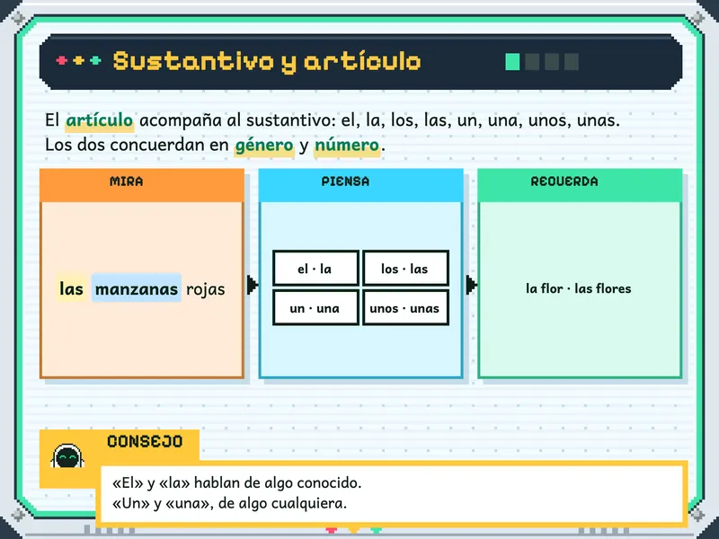 Comunicación 3.° de primaria: la explicación, paso a paso