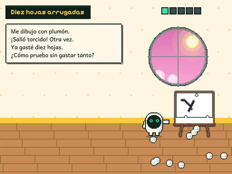 Diseña formas, colores y animación: el cuento