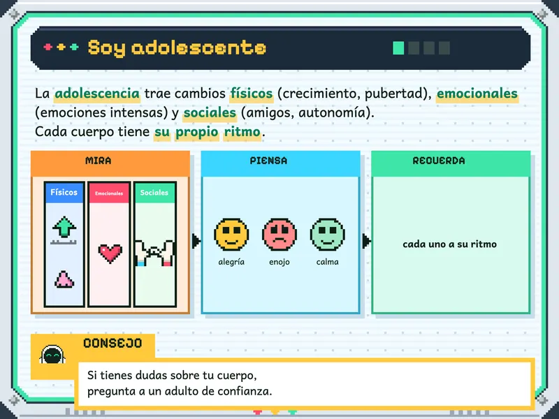 DPCC 1.° de secundaria: la explicación, paso a paso