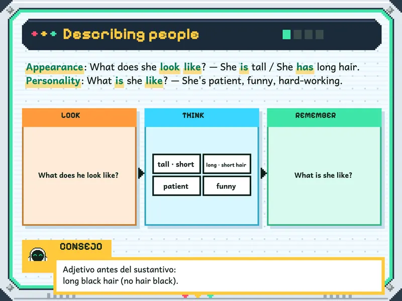 Inglés 2.° de secundaria: la explicación, paso a paso