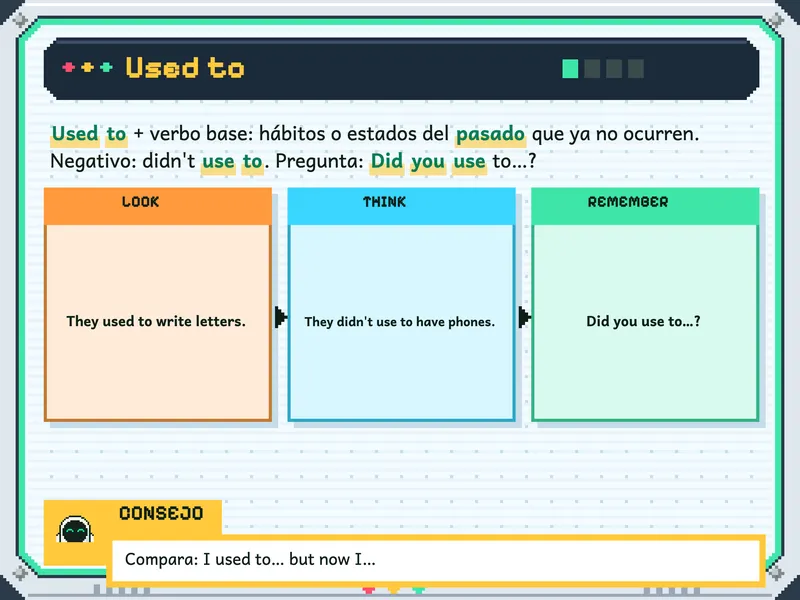 Inglés 3.° de secundaria: la explicación, paso a paso