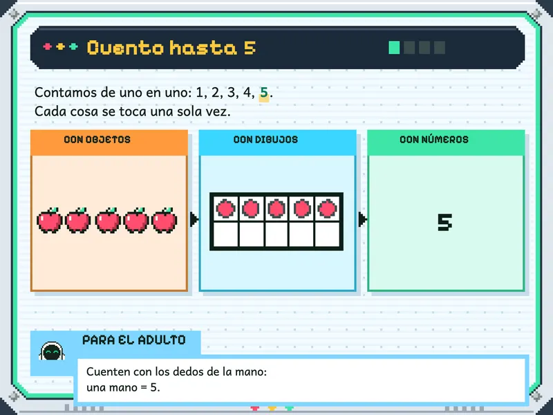 Matemática para 4 años: la explicación, paso a paso