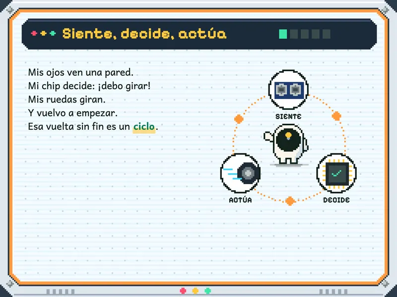 Robots, sensores y motores: la explicación, paso a paso